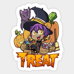 Witch's Treat Sticker